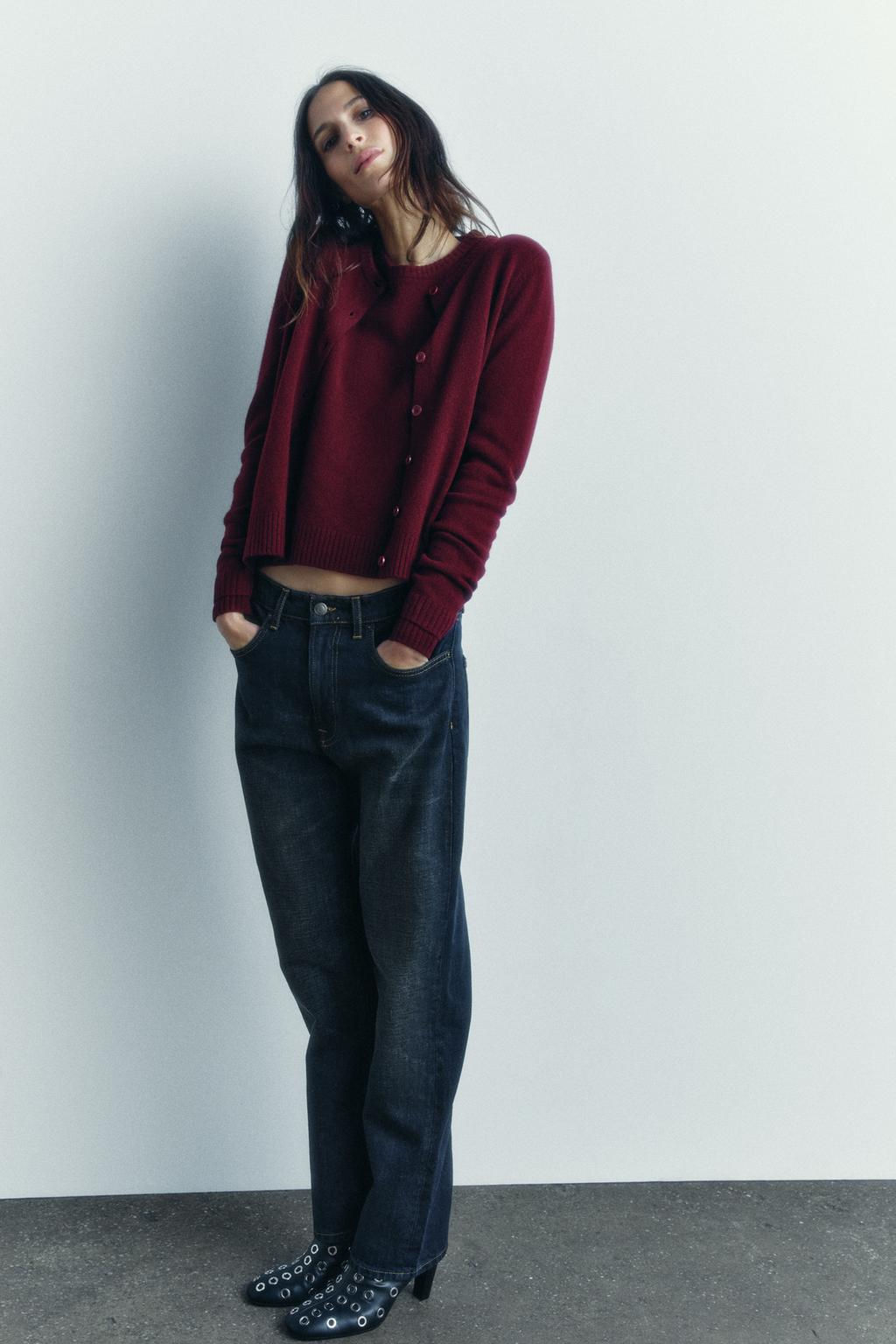 100% WOOL BASIC CARDIGAN - Zara фото 13