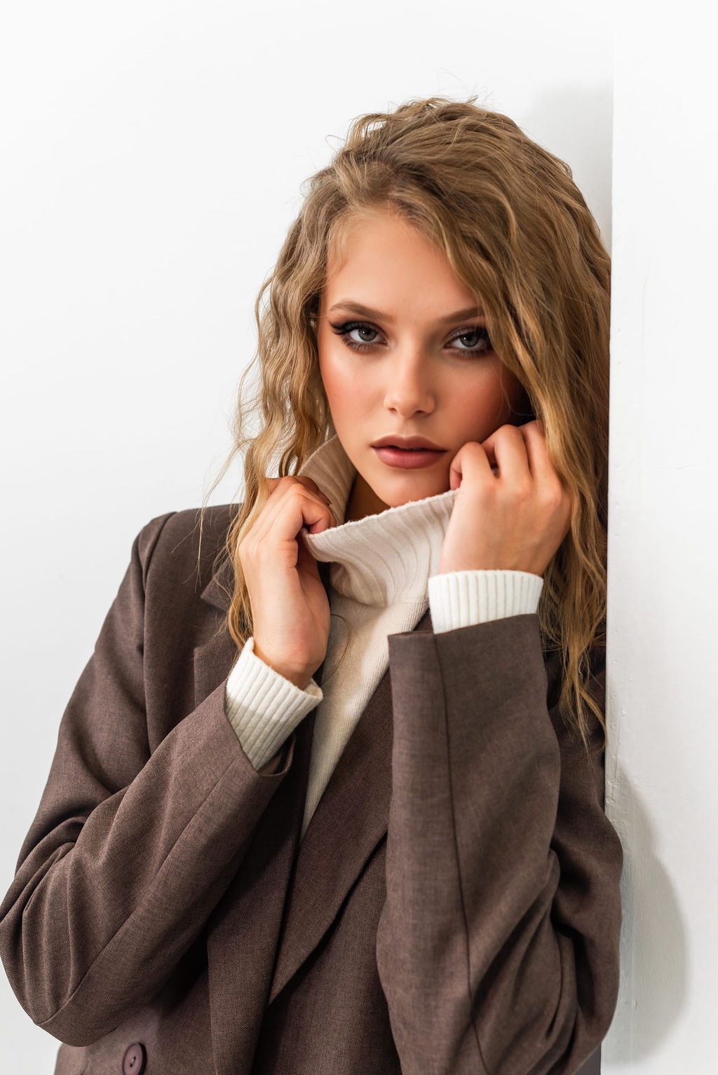 Свитер Дейн (белый) One Size - Nadi bordo фото 18