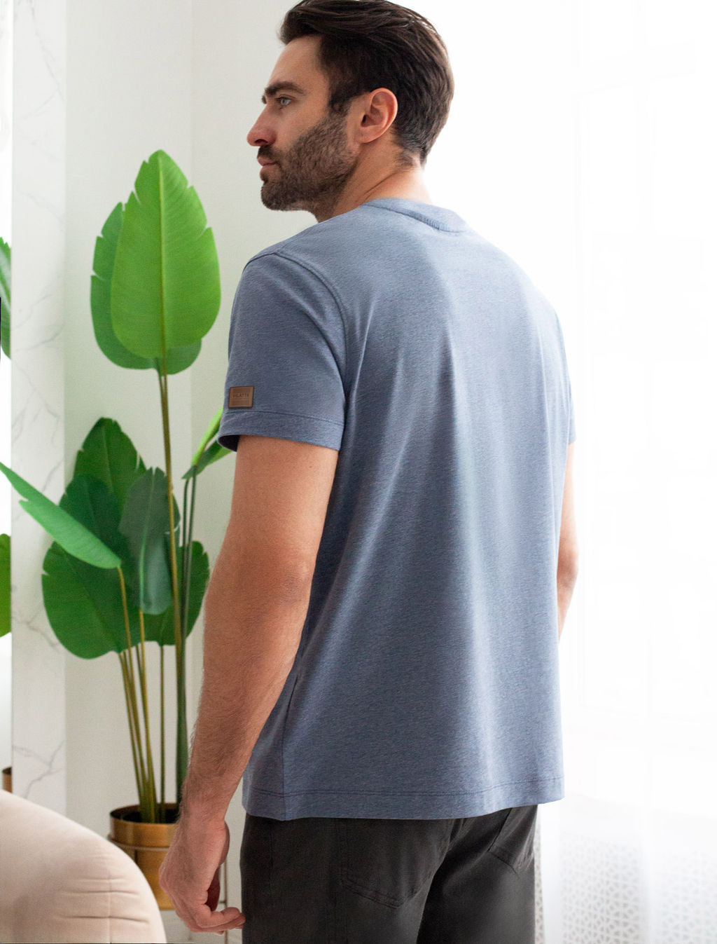 Футболка из премиального хлопка с авторским принтом - Vilatte фото 5