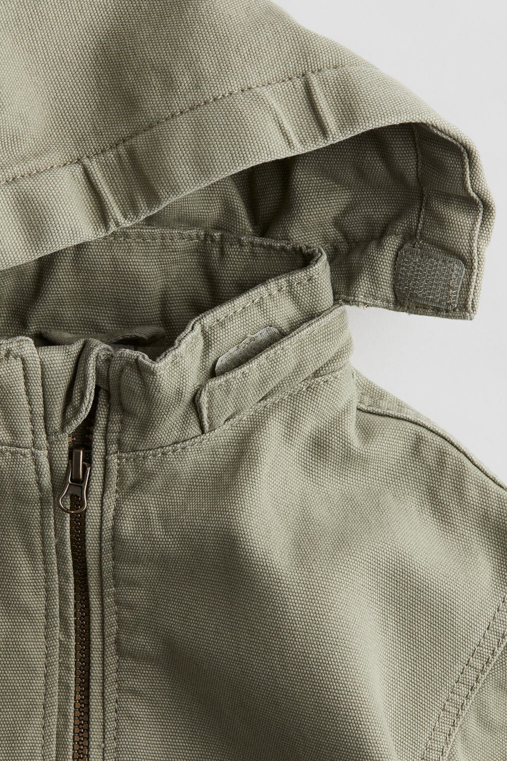 Chaqueta en lona de algod?n