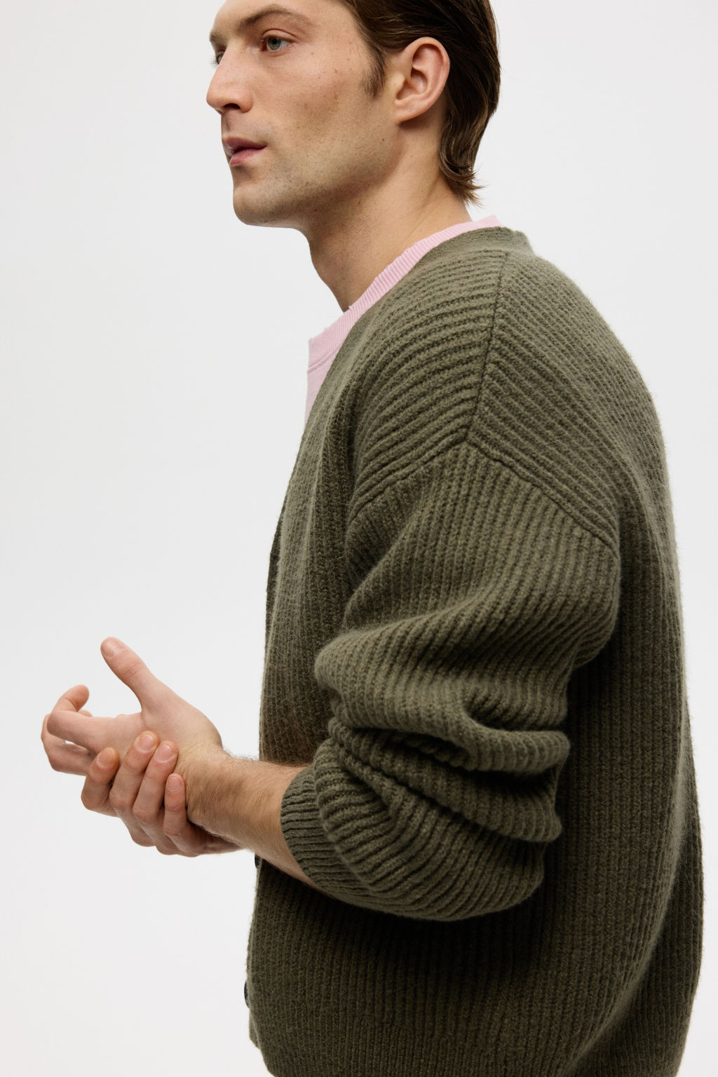 C?rdigan en punto de canal? Loose Fit - H&m фото 4