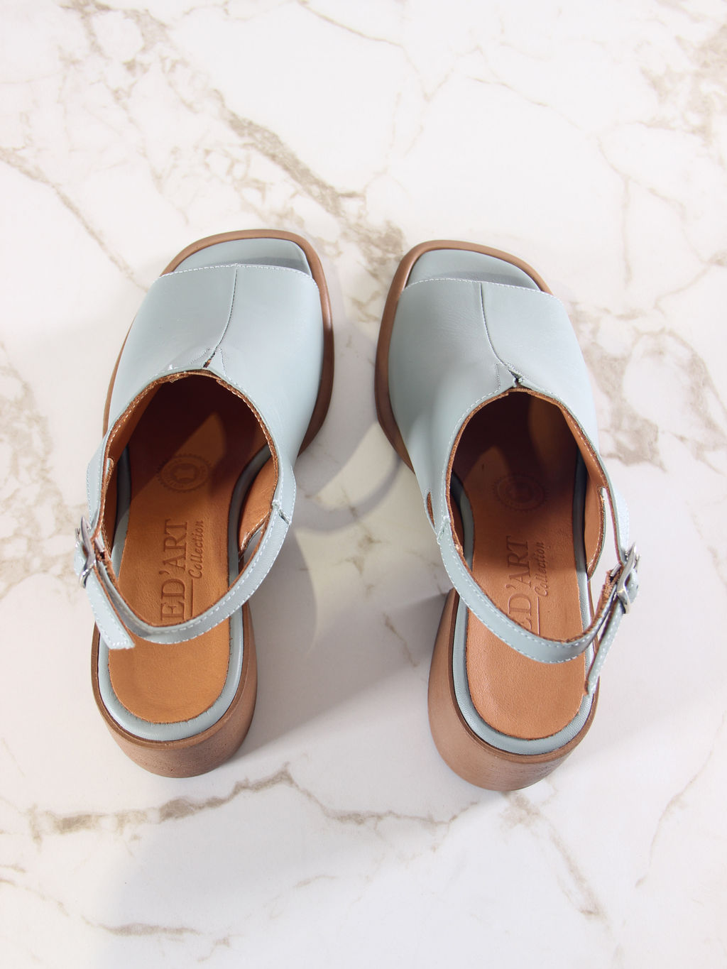 Босоножки 4013.23663bе.Авокадо лион+коричневый