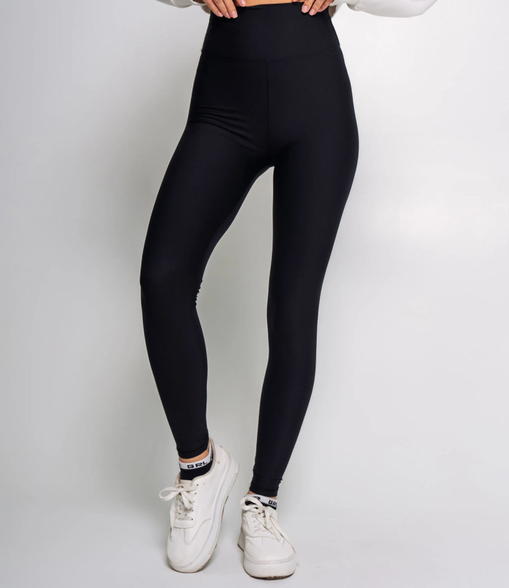 Леггинсы #КТ707 (3), чёрный