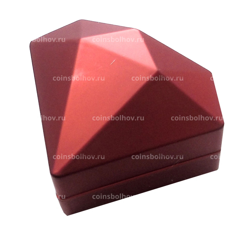 Коробка для 1 монеты в капсуле диаметром 27 мм (кристалл)