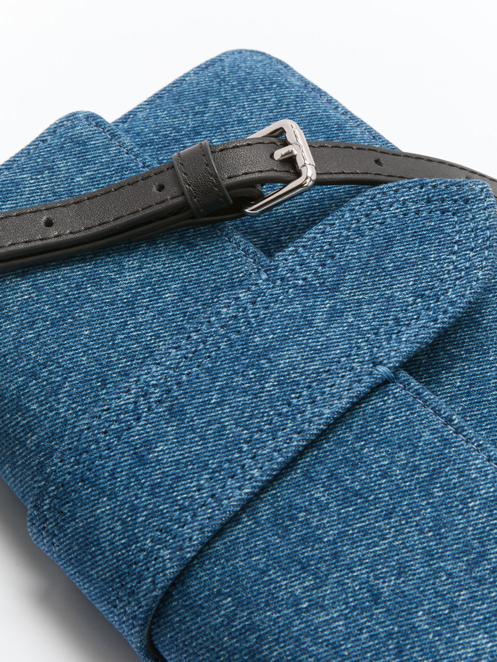 Женская сумка с ручками из денима TENDANCE Артикул 4248403, синий  фото 3