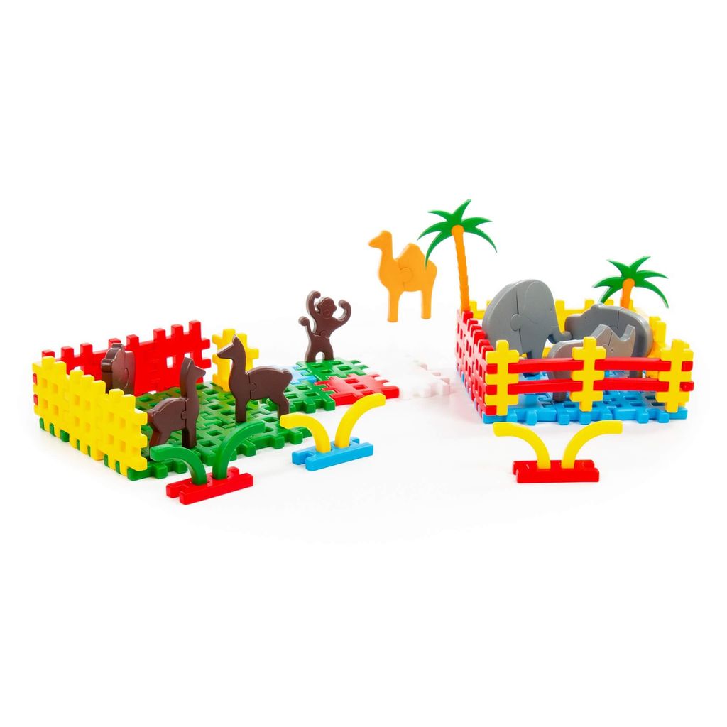 Конструктор Зоопарк (228 элементов) (в коробке) - Полесье фото 5