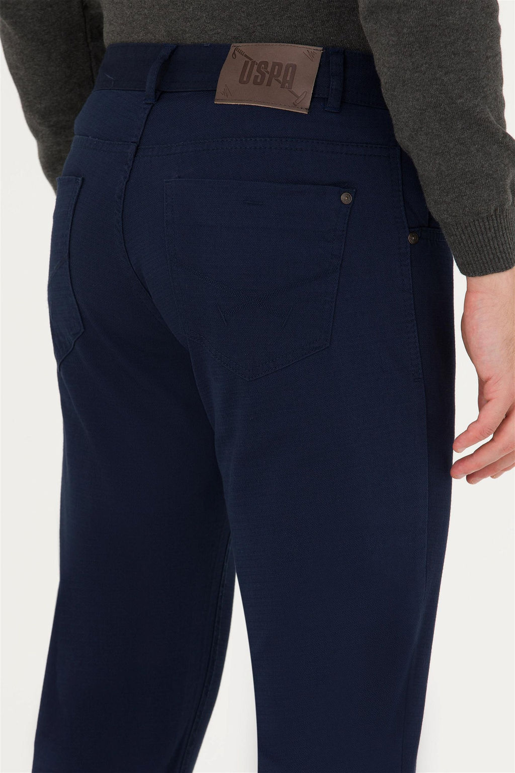 U. S. Polo Assn / Мужские темно-синие брюки из плотной ткани - U.s. polo assn фото 7