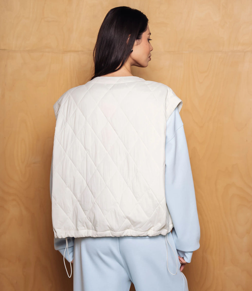 Жилет #КТ750, светло-бежевый - Dommod фото 3