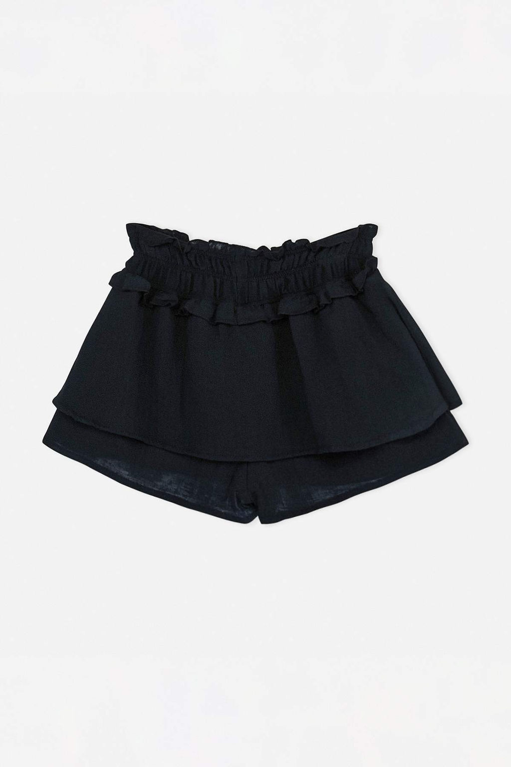 Siyah Dokuma Muslin Mini Boy F?rf?rl? 100% Pamuk Plaj Sort TBESS26SR00010 - Trendyolmilla фото 3