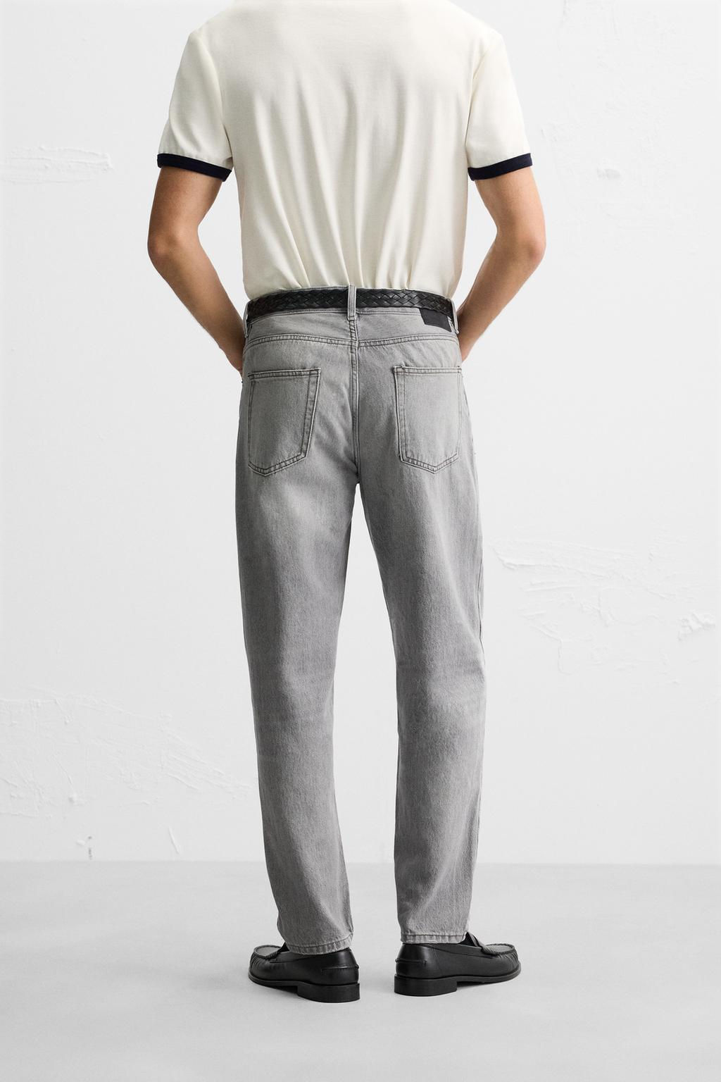 SLIM FIT TAPERED JEANS - Zara фото 12