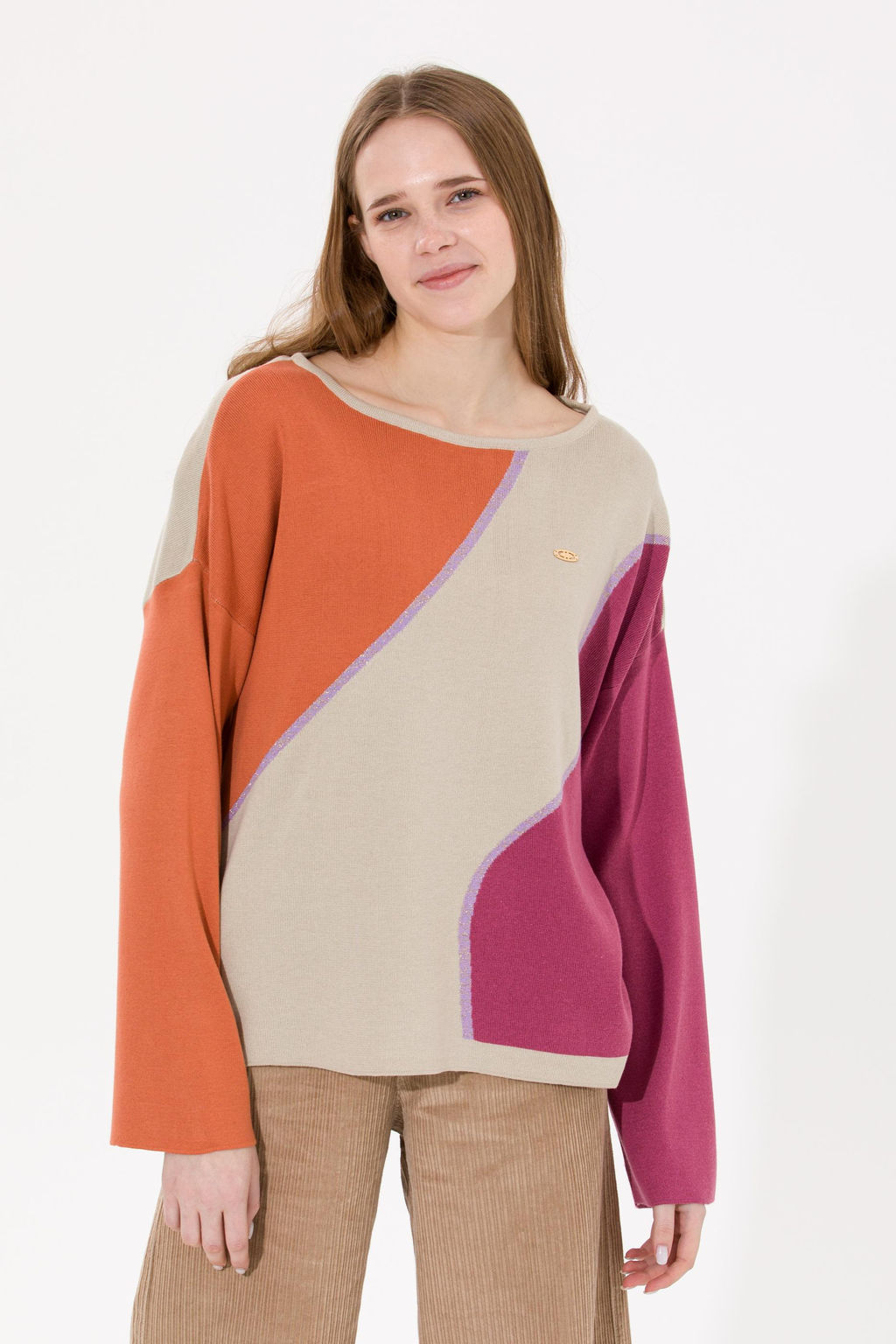 U. S. Polo Assn Женский свитер с круглым вырезом из каменного меланжа - U.s. polo assn фото 13