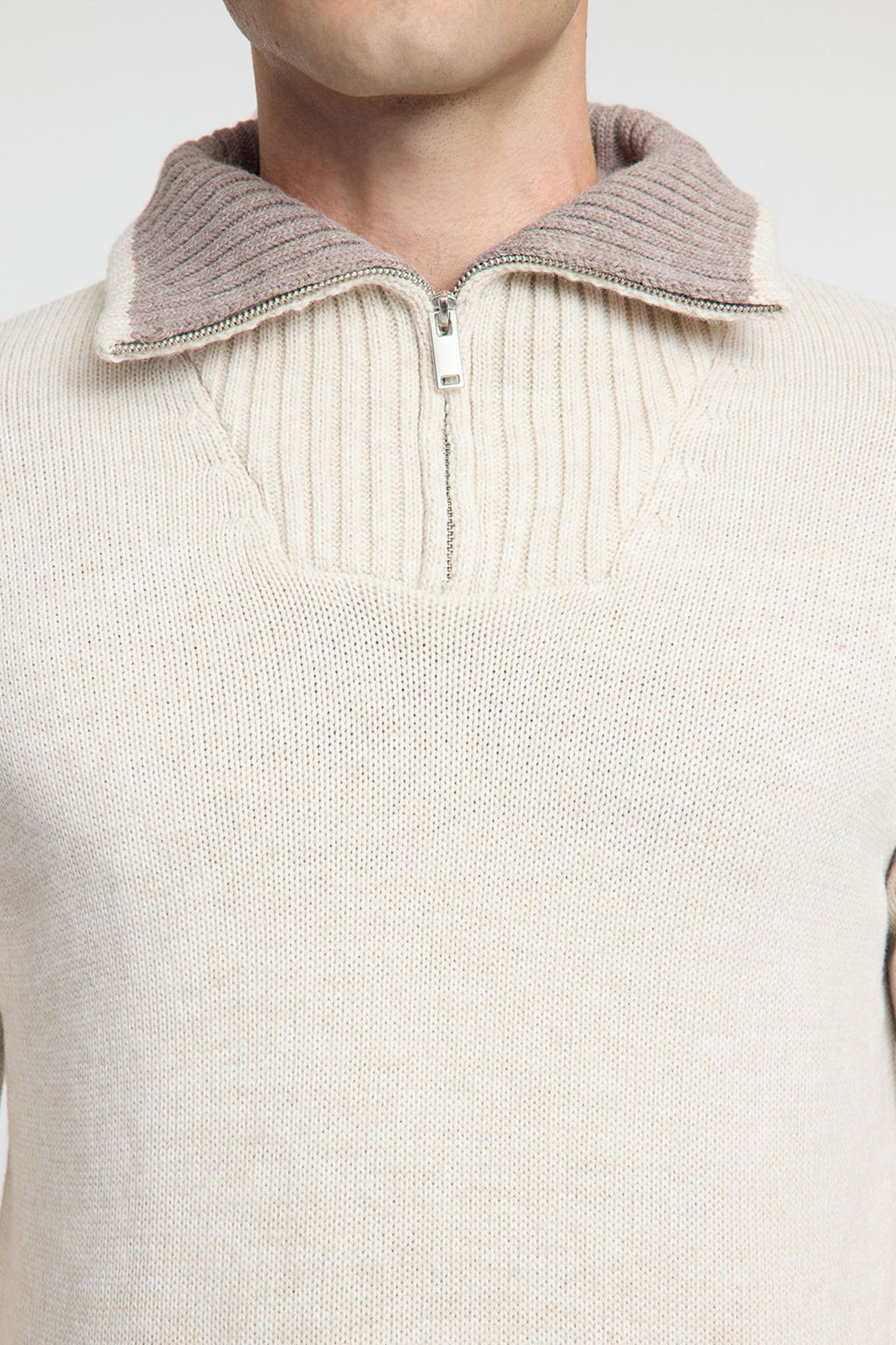 TRENDYOL MAN Lacivert Casual Regular Yar?m Bal?kc? Yaka Duz Triko Kazak TMNAW25KZ00008 - Trendyolmilla фото 13
