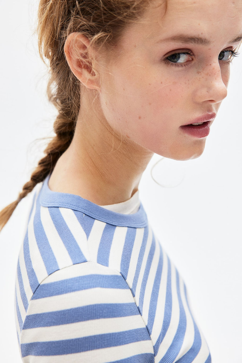 Camiseta en punto de canale - H&m фото 5