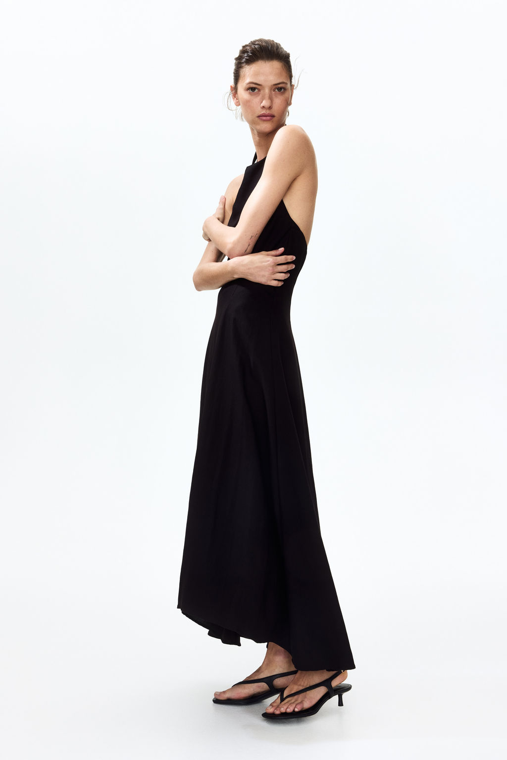 Vestido halter con vuelo - H&m фото 4