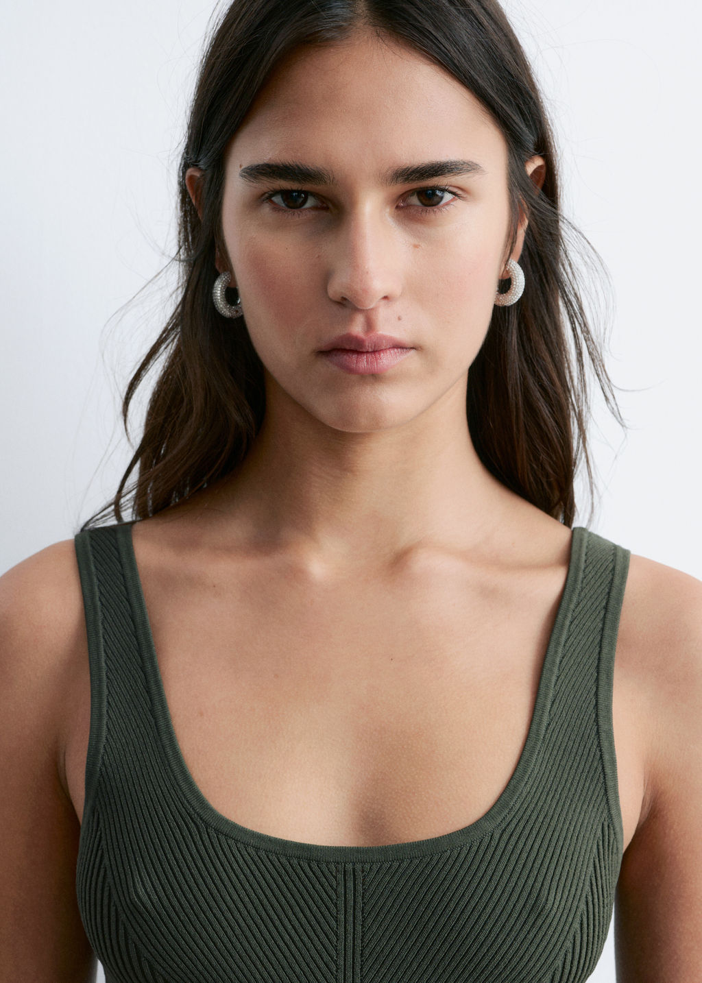 Camiseta de tirantes de punto - H&m фото 4