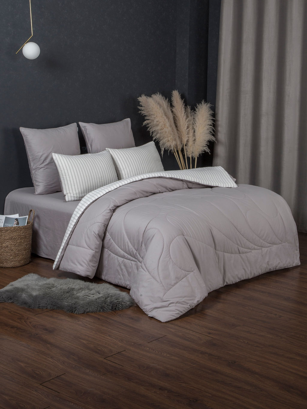 Stripe Muslin (серебро платина) комплект - Kazanov.a. фото 4