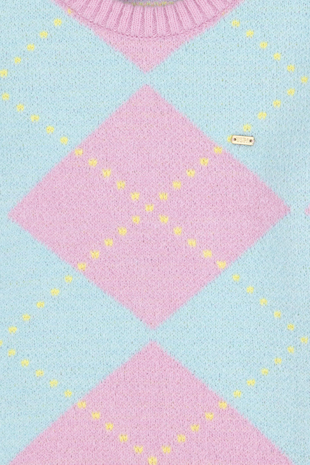 Розовый свитер для девочки Неожиданная скидка в корзине - U.s. polo assn фото 3