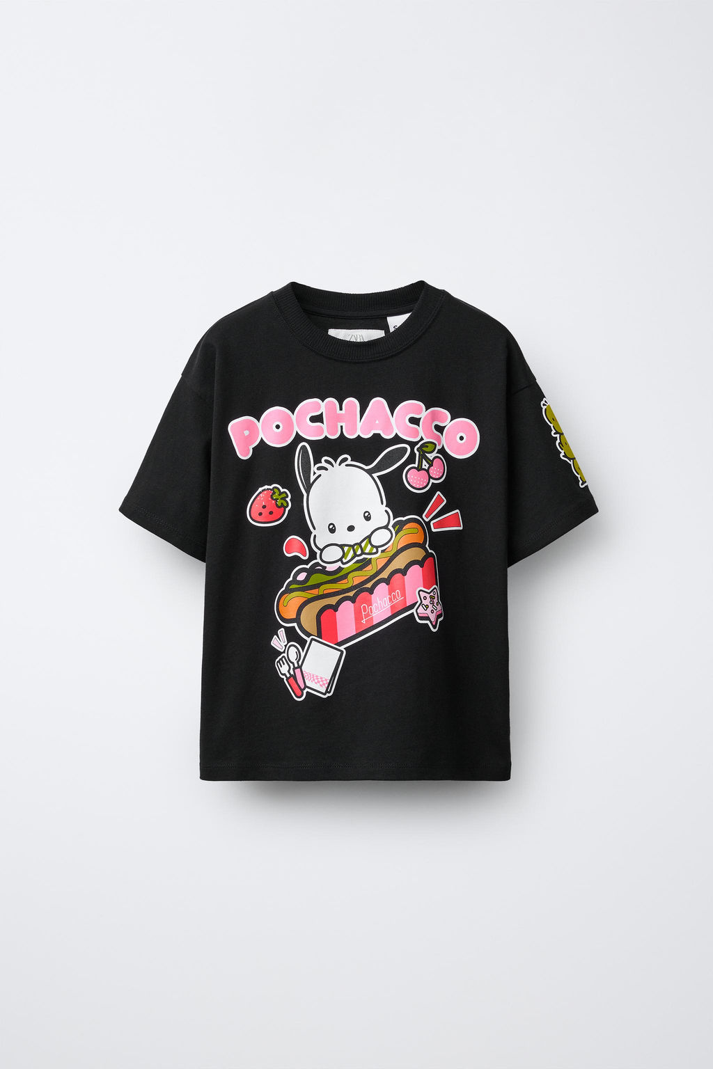 CAMISETA POCHACCO AND HIS FRIENDS  SANRIO / Negro - Zara фото 2