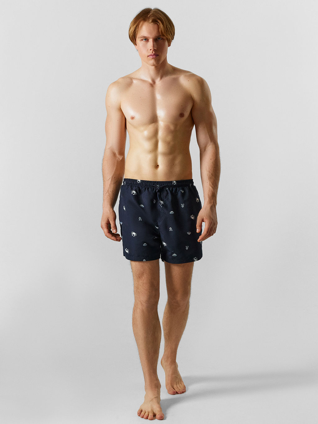 ПЛАВАТЕЛЬНЫЕ ШОРТЫ МУЖСКИЕ морская набивка 701008-6