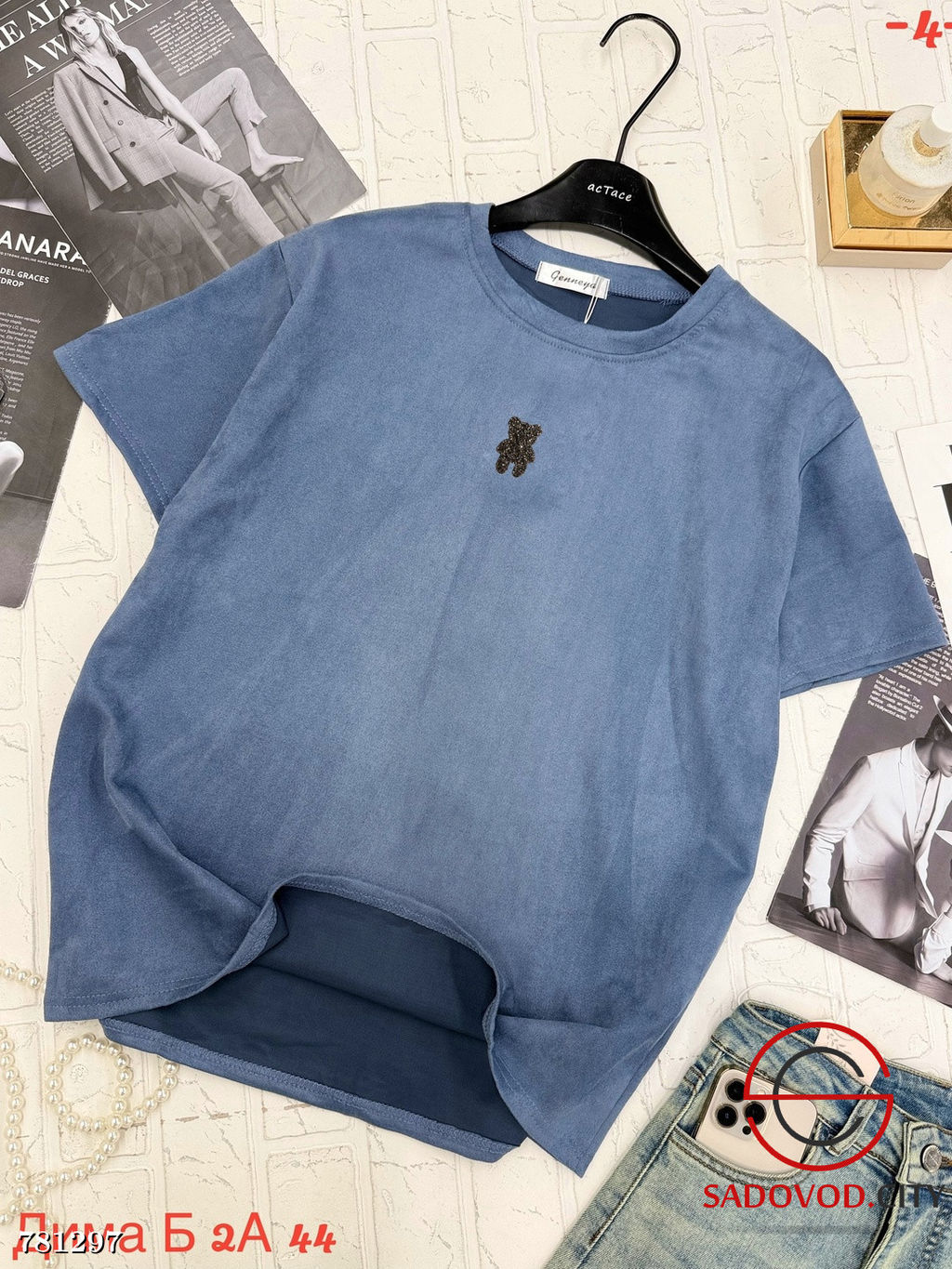 Женская футболка оверсайз - Bruno фото 6