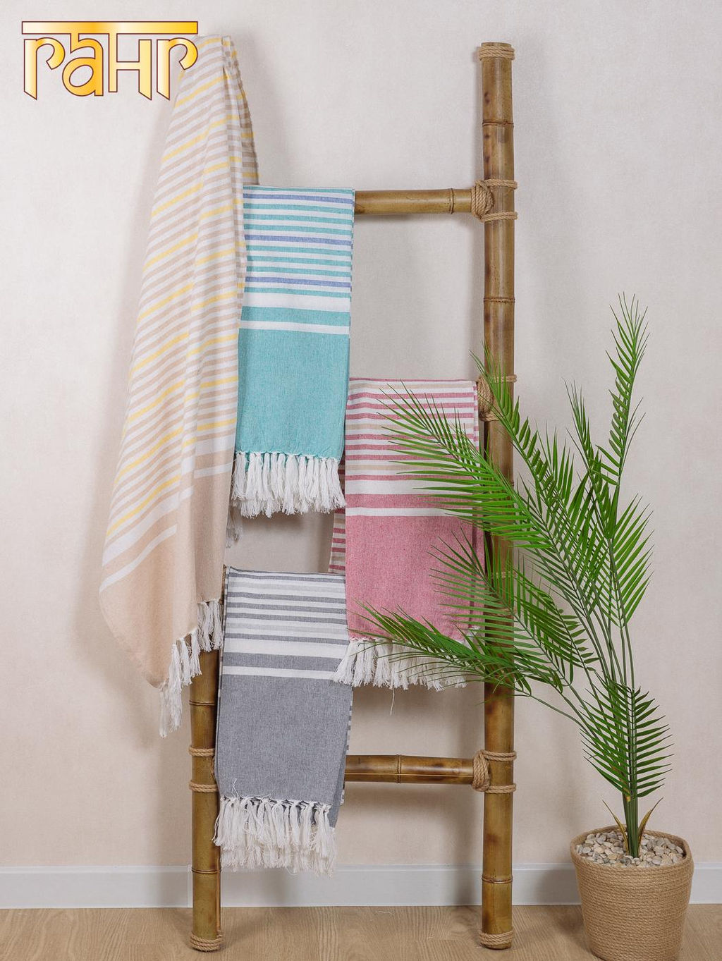 Покрывало-полотенце пляжное (хлопок) Тк№205/93/4 (90х180см) - Ганг фото 6