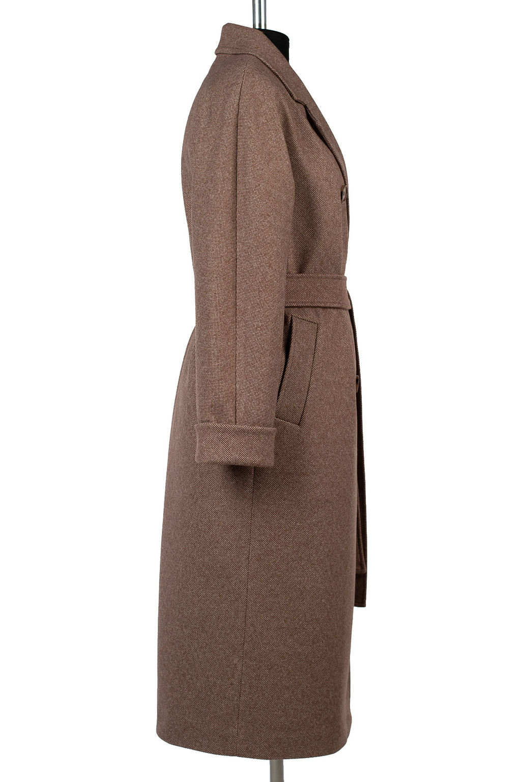 01-11998 Пальто женское демисезонное (пояс) - El podio фото 9