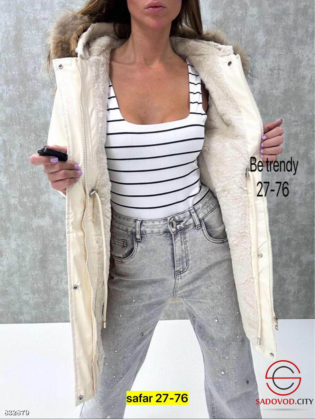 Куртка женская с капюшоном - Bruno фото 4