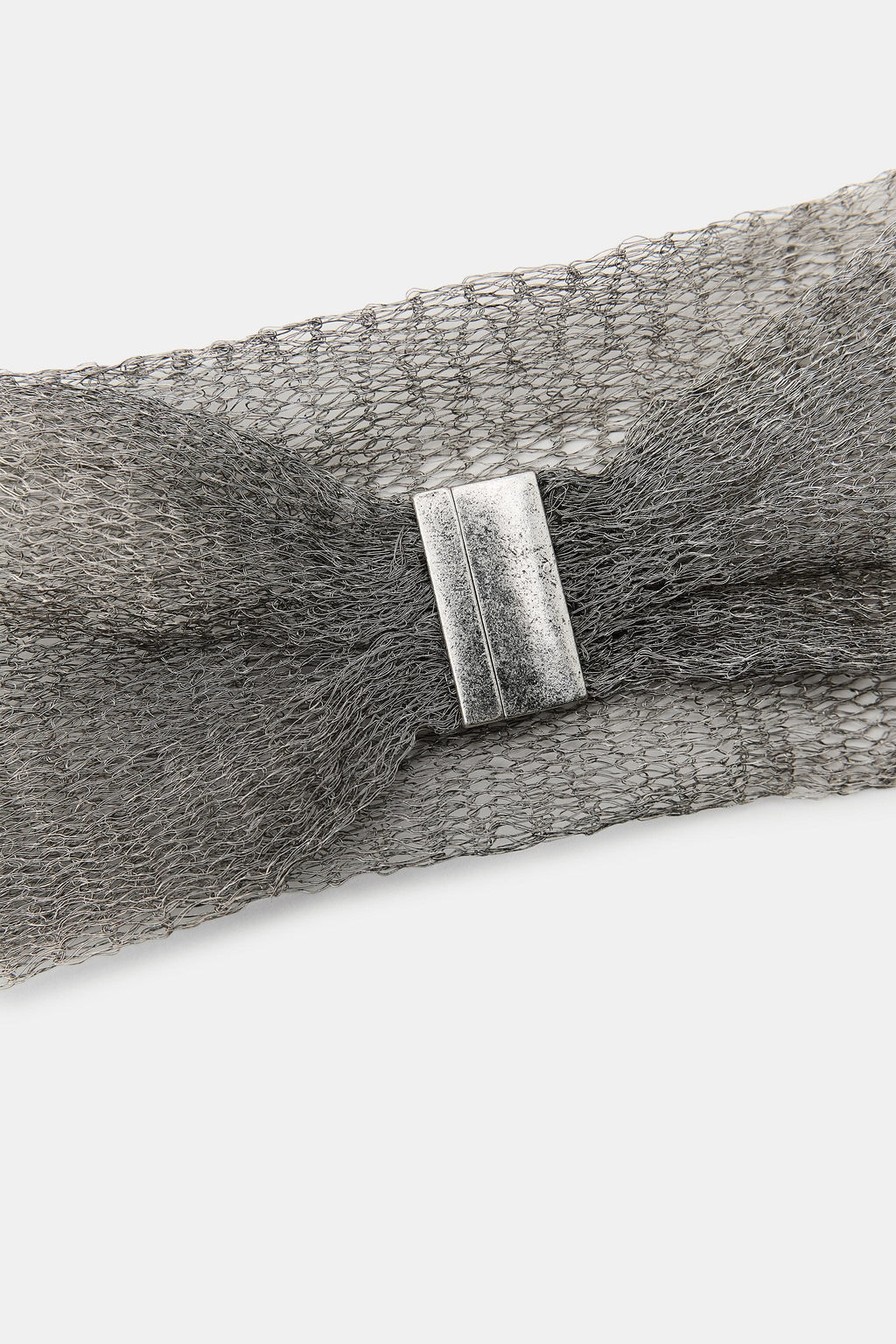 METAL MESH CHOKER NECKLACE - Zara фото 5