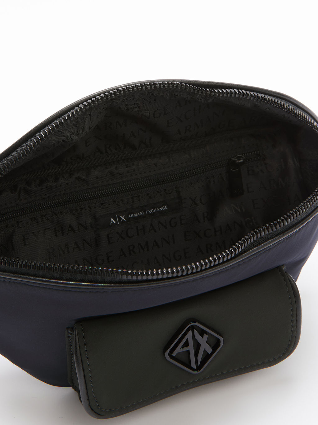 Мужская поясная сумка ARMANI EXCHANGE SAN FRANCISCO Артикул 4212336, темно-синий  фото 5