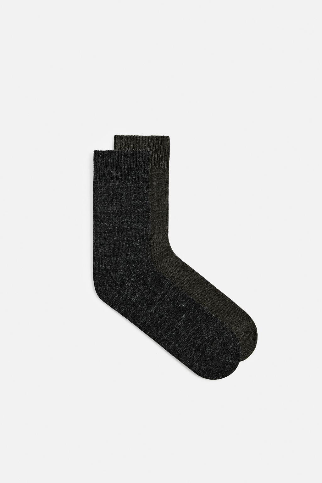 2-PACK OF TEXTURED SOCKS - Zara фото 2