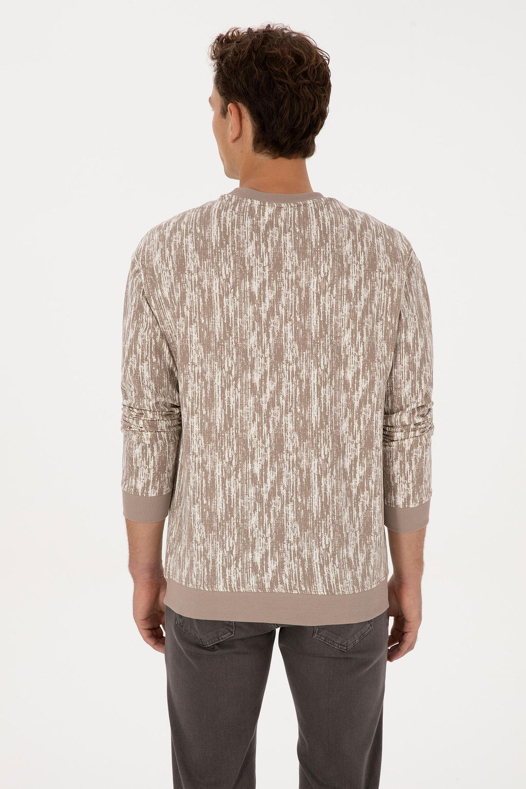 Erkek Koyu Bej Sweatshirt - U.s. polo assn фото 5