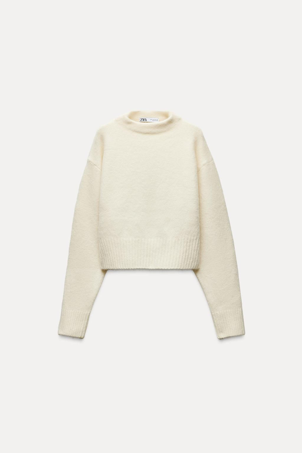 SHORT SOFT KNIT SWEATER - Zara фото 20