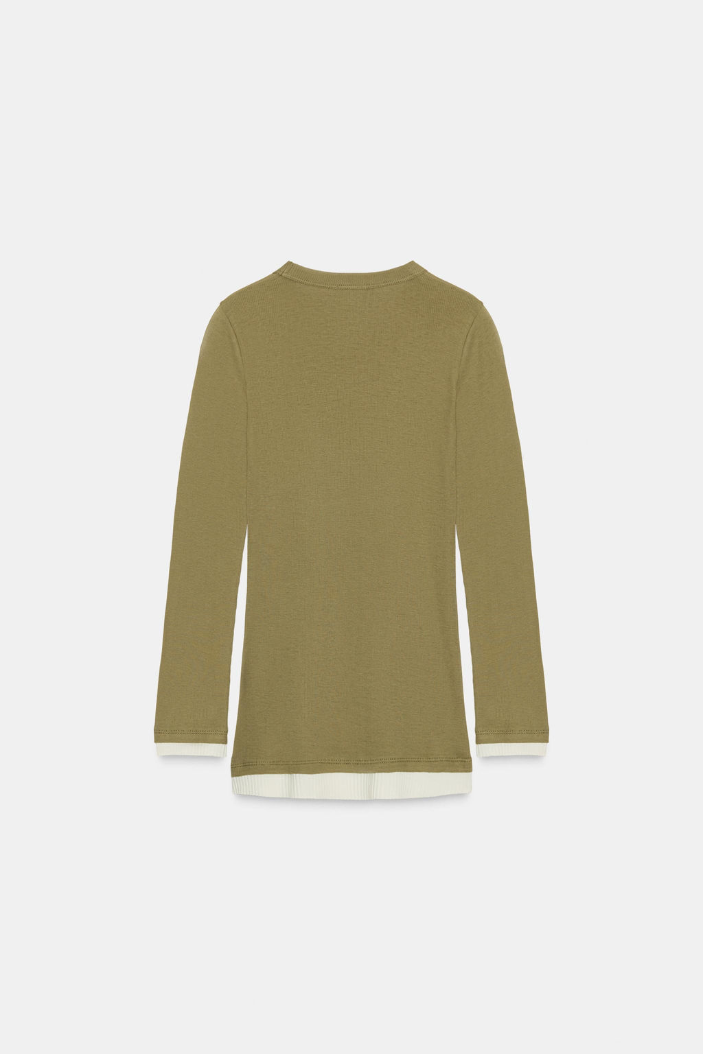 DOUBLE SUPIMA® COTTON T-SHIRT - Zara фото 6