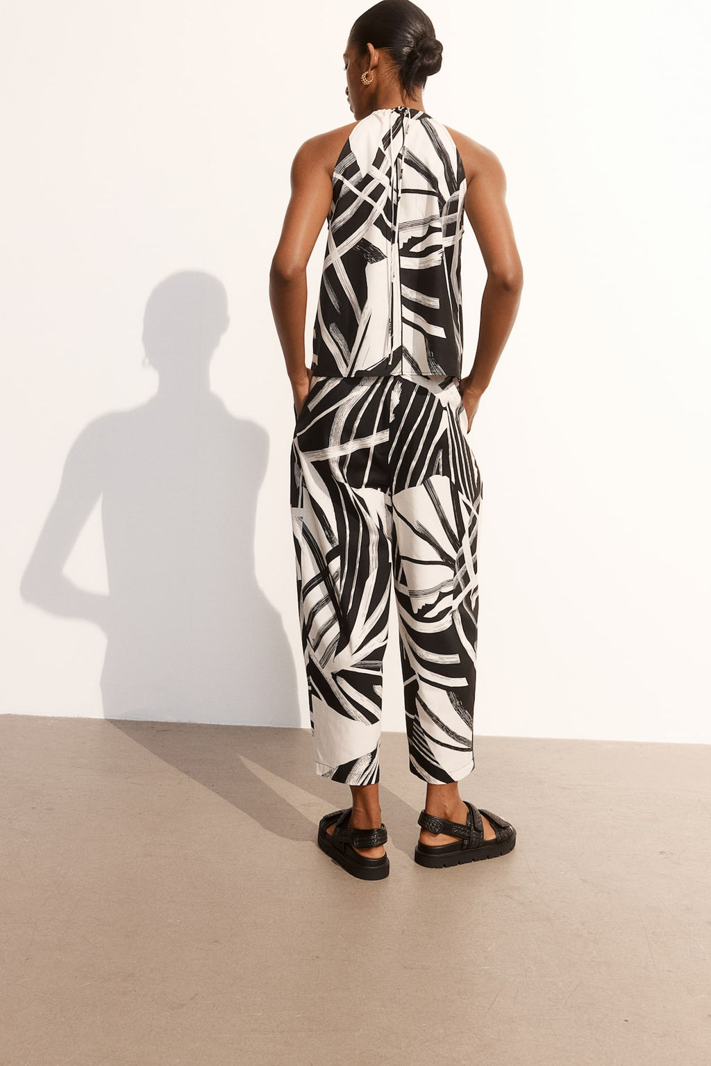 Pantalon pitillo de algodon - H&m фото 4