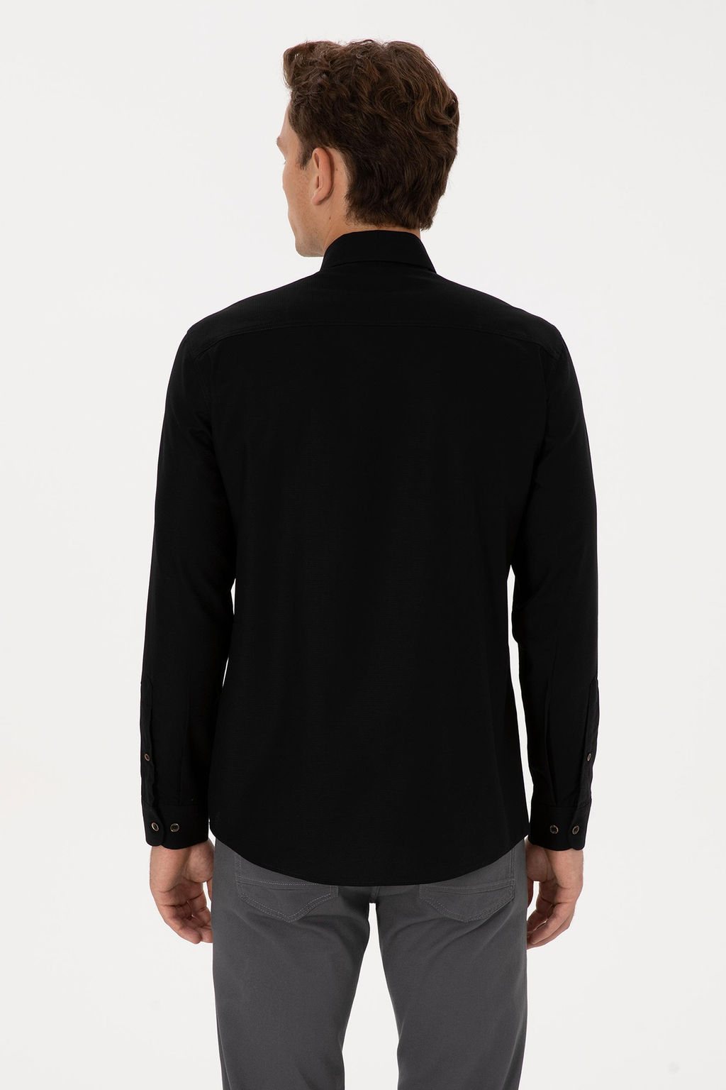 Erkek Siyah Uzun Kollu Basic G_mlek - U.s. polo assn фото 5