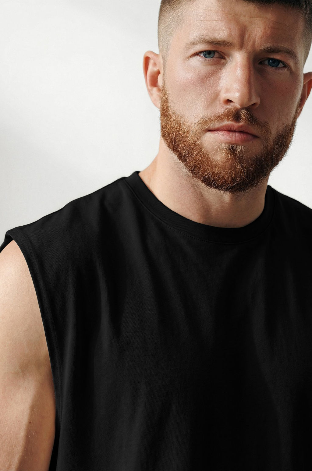 Мужская футболка оверсайз без рукавов Happyfox - Happy fox фото 46