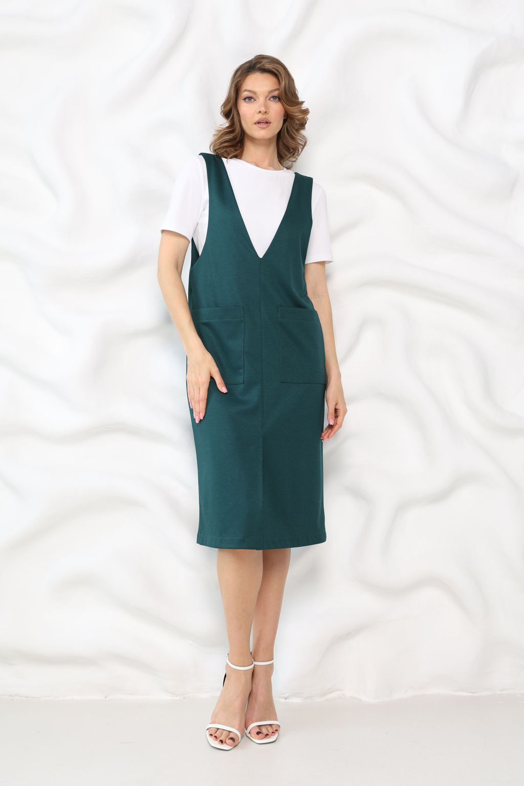 Сарафан с V-образным вырезом - Looklikecat фото 3