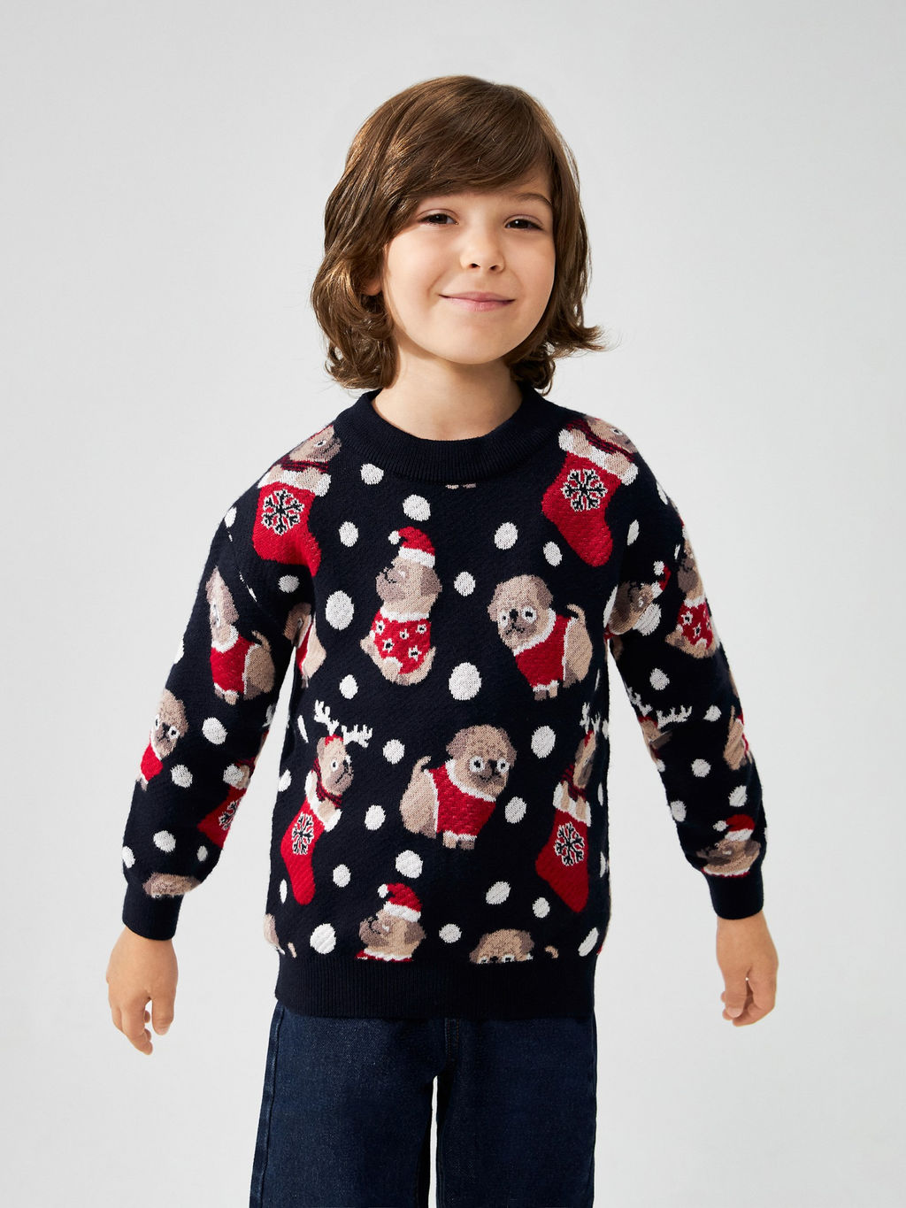 ACOOLA / Джемпер детский Mopsik холодный синий