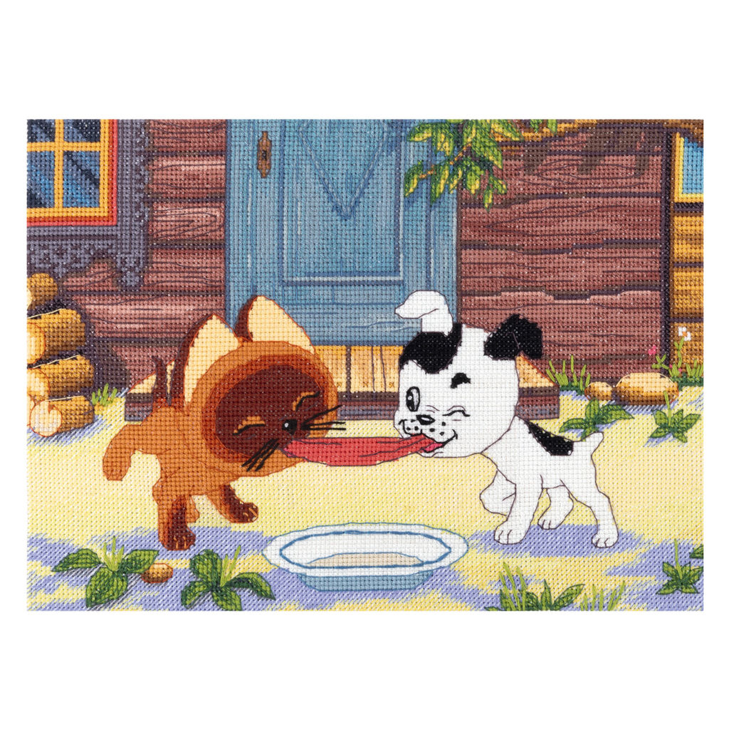 Набор для вышивания PANNA CMF-D-7534 Обед для друзей 24 х 17 см