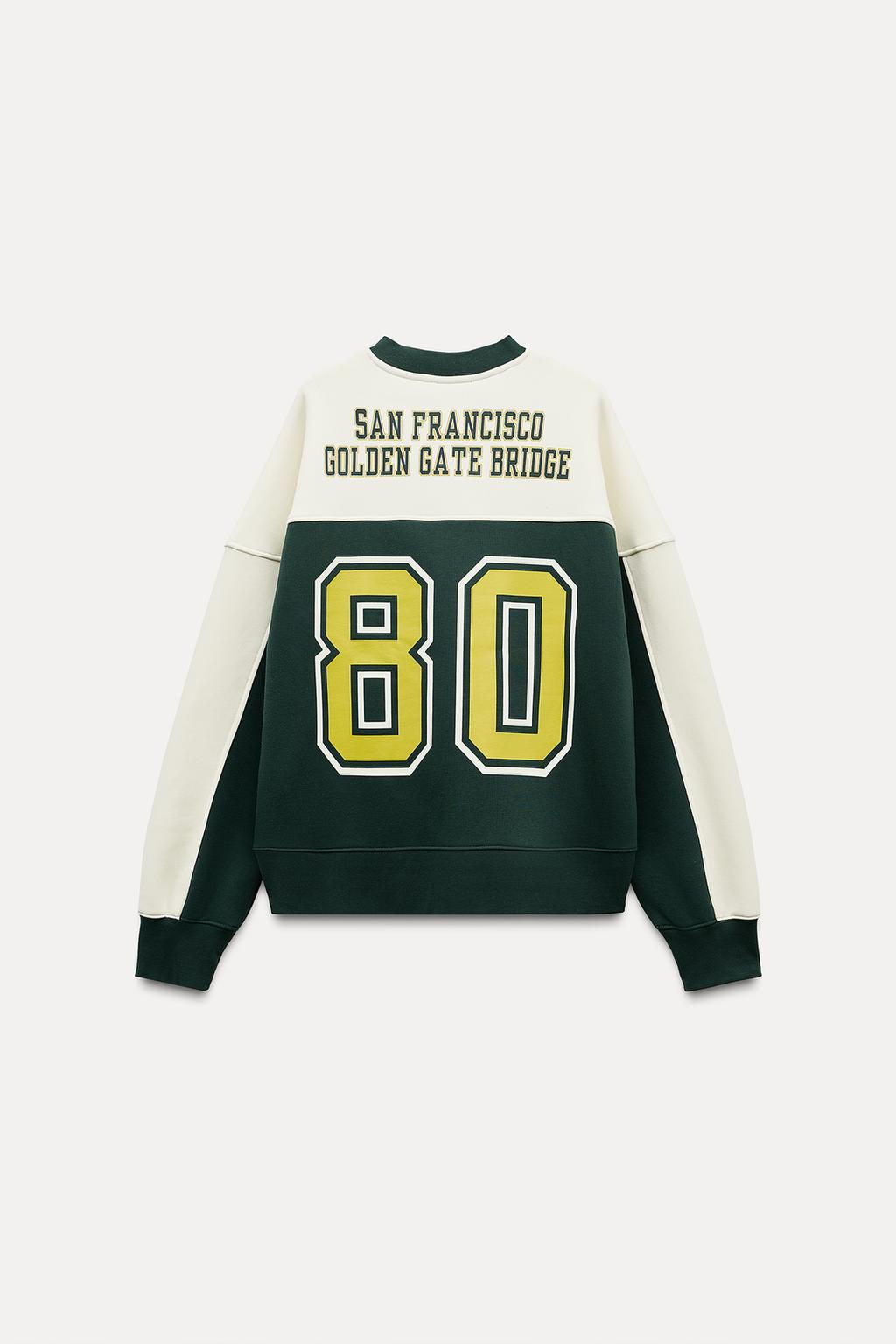 SAN FRANCISCO VARSITY SWEATSHIRT - Zara фото 6