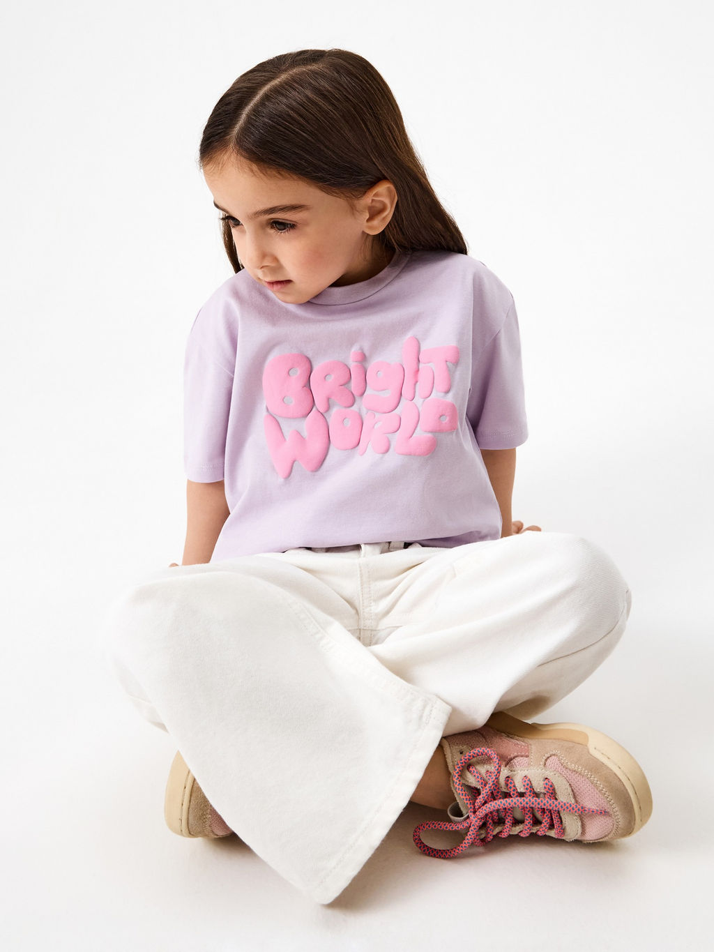 ACOOLA / Футболка детская для девочек Liamin фиолетовый  фото 4