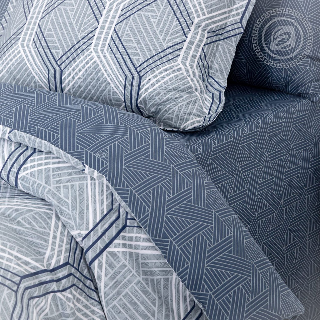 Постельное белье Инсайт (сатин Россия) 1,5 сп./Пододеяльник (молния): 1 шт. - 215*145; Простыня: 1 шт. - 215*150; Наволочка (клапан, ушки): 2 шт. - 70*70 Россия - Артпостель фото 4