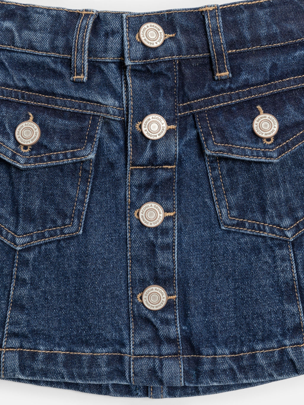 ACOOLA / Юбка джинсовая детская для девочек Kornish синий  фото 4