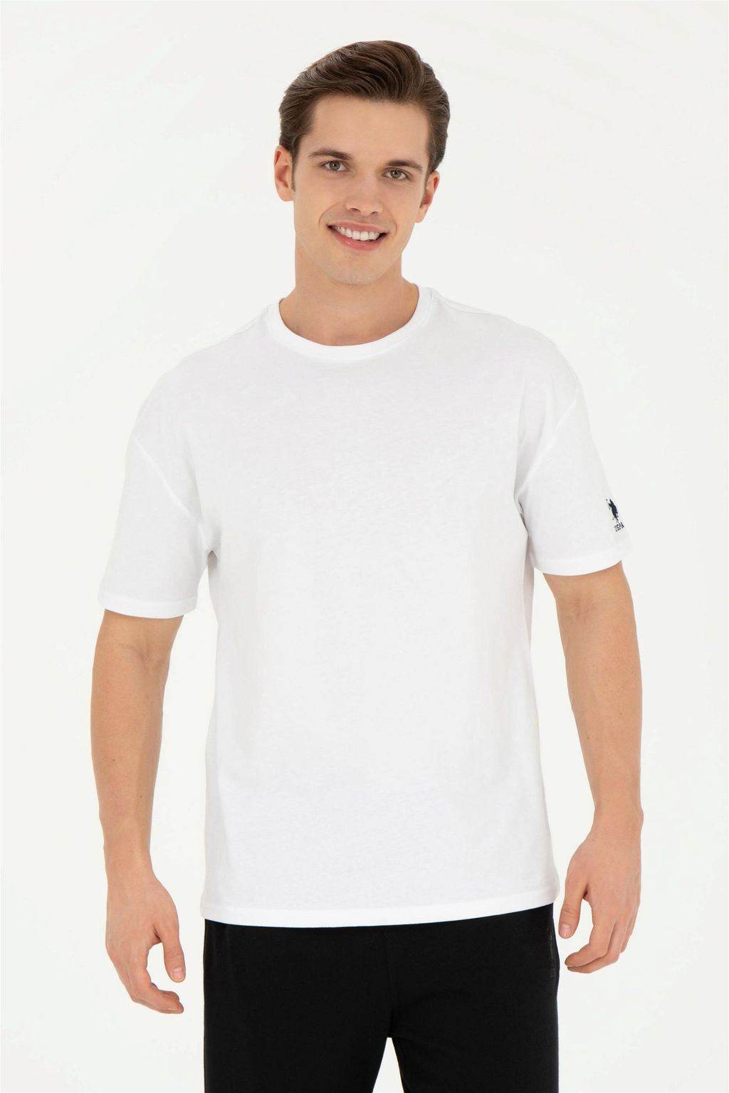 Мужская белая футболка - U.s. polo assn фото 3