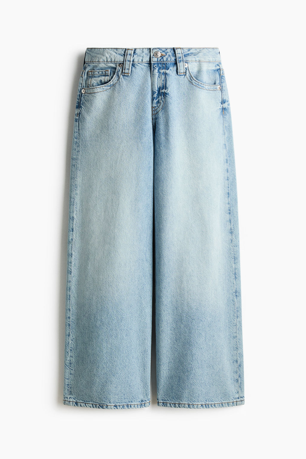 Baggy Wide Low Waist Jeans - H&m фото 3