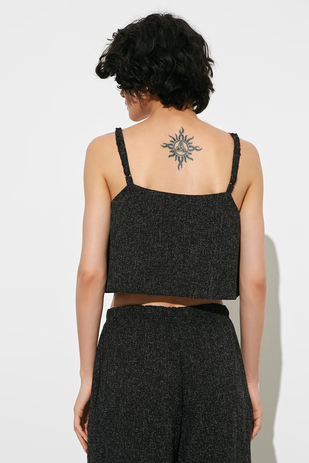 Топ укороченный из фактурной ткани - Mollis фото 5