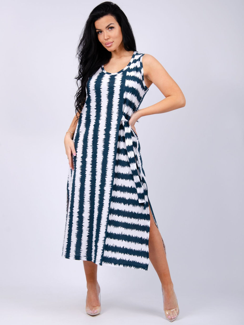 Сарафан "Бали" изумруд, трикотаж