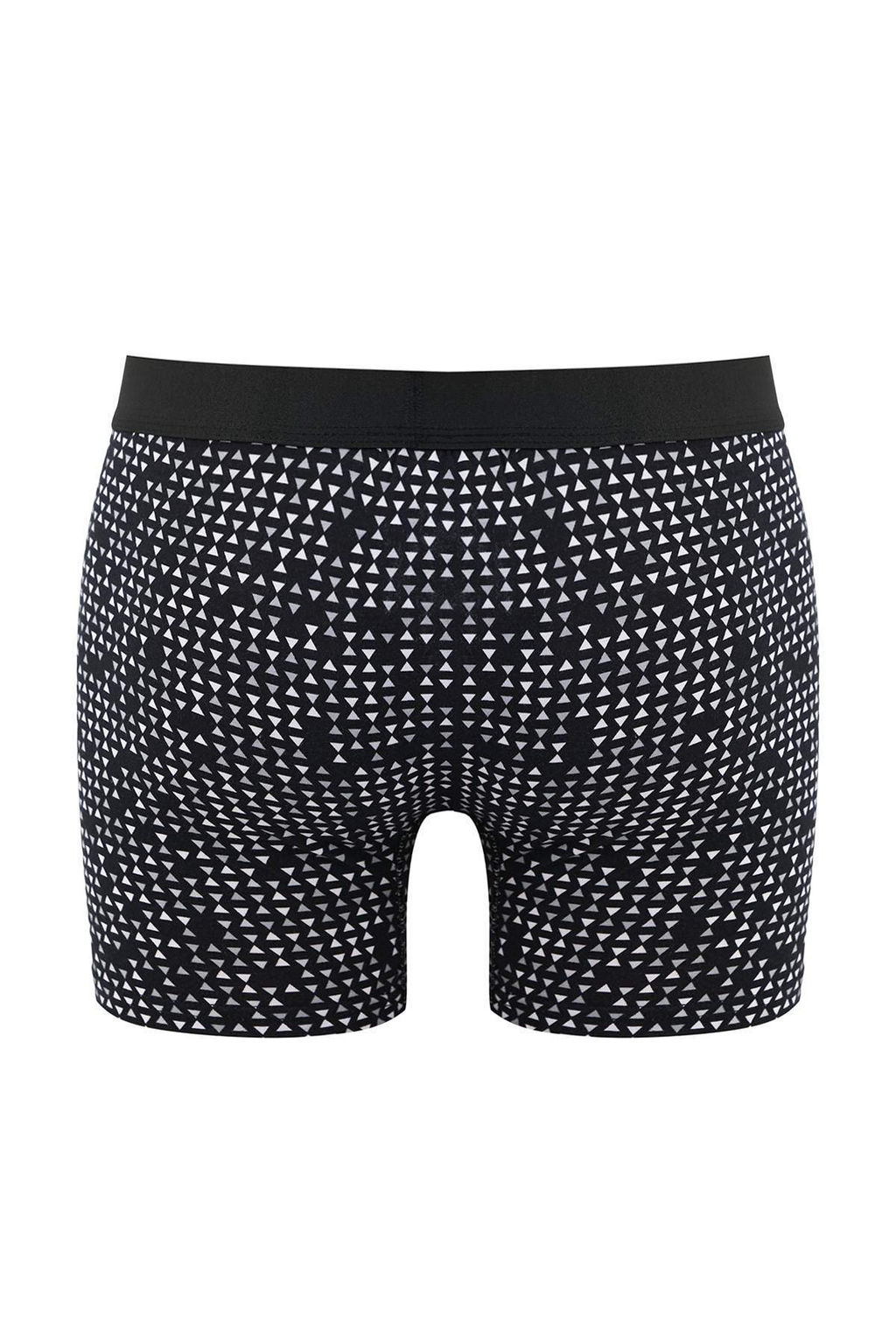 Siyah Desenli Pamuklu Likral? 3lu Boxer TMNAW26BX00000 - Trendyolmilla фото 10