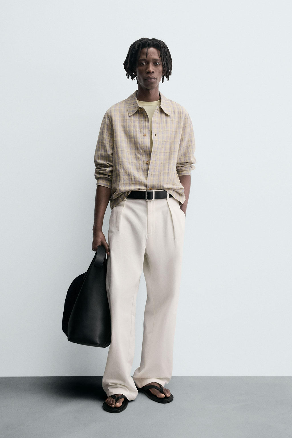 TEXTURED CHECK SHIRT