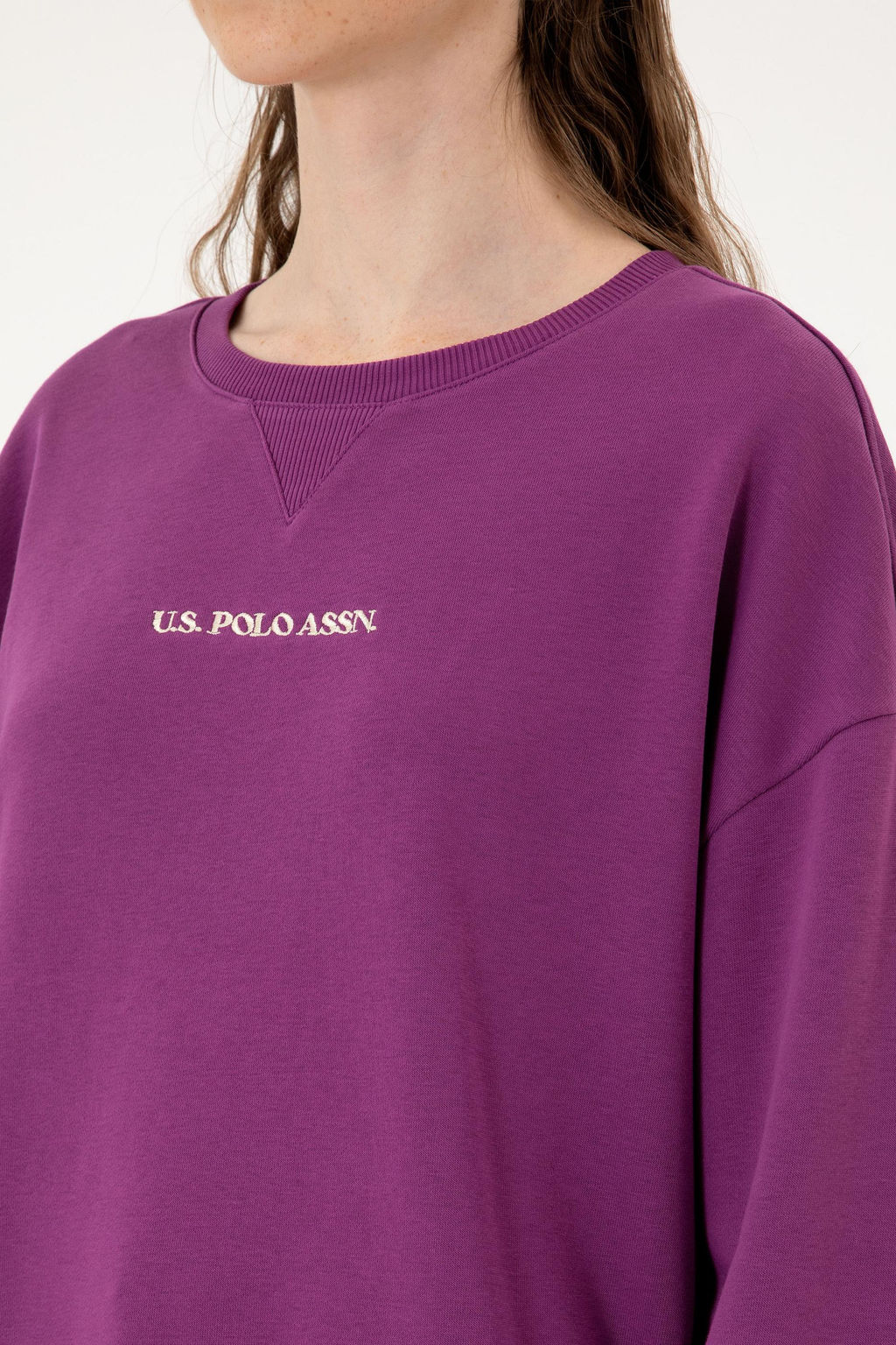 Kad_n Menek_e Sweatshirt Sepette S_rpriz _ndirim - U.s. polo assn фото 7